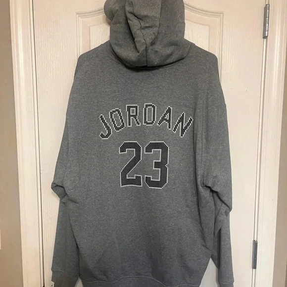 Jordan’s Graphic Light Grey Hoodie - Picture 6 of 8